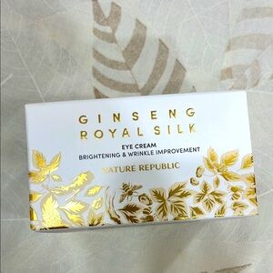 Korean Ginseng Royalty White and Gold Eye Cream Skincare